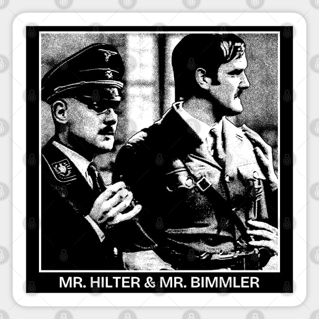 Mr. Hilter & Mr. Bimmler Sticker by Zen Cosmos Official